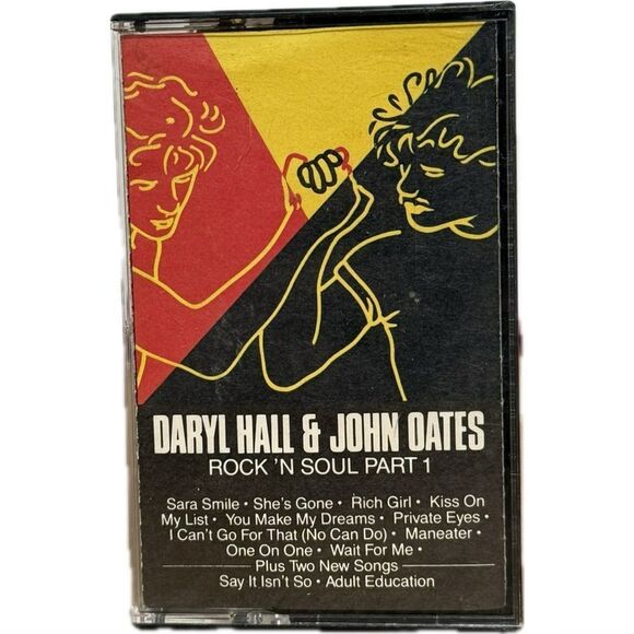 Daryl Hall & John Oates Rock 'N Soul Part 1 Cassette - Picture 1 of 3